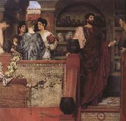 Alma-Tadema, Sir Lawrence Hadrian Vistiting a Romano-British Pottery (mk23) oil painting picture wholesale